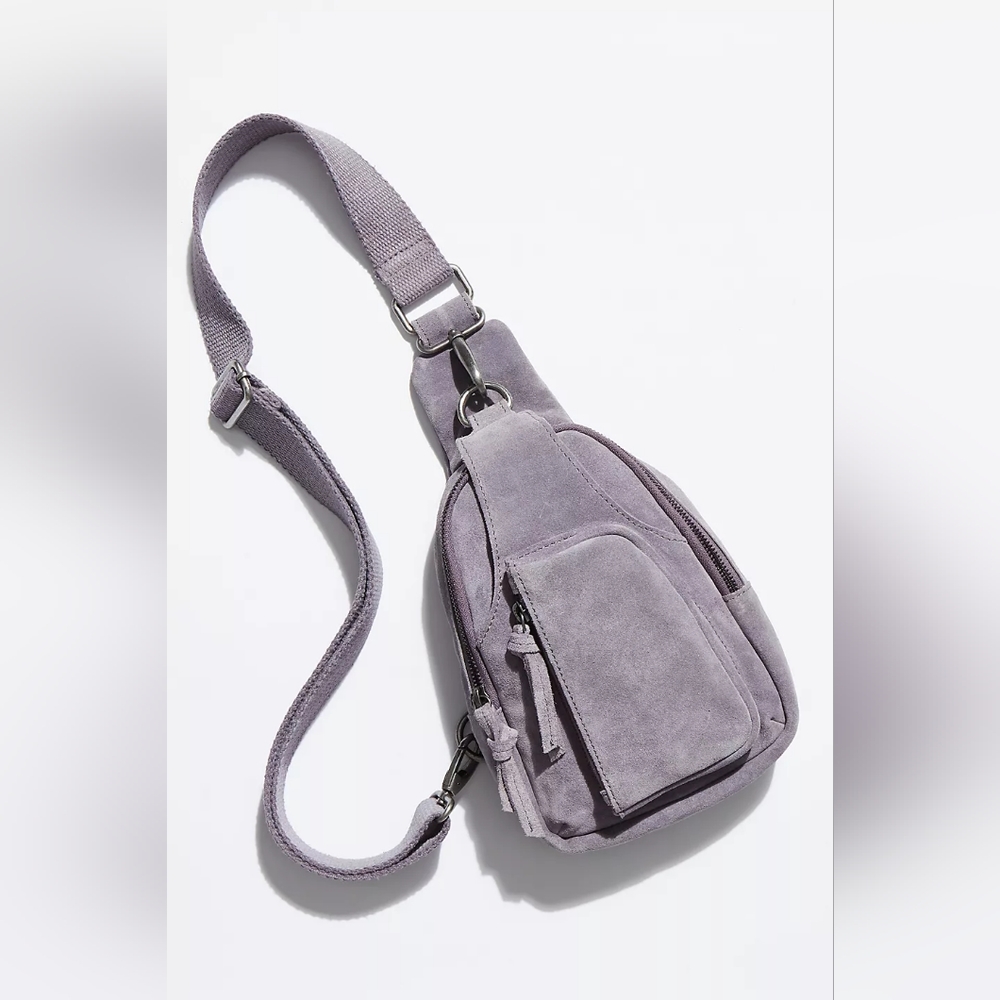 Like New Free People Hudson Sling Bag Lavender